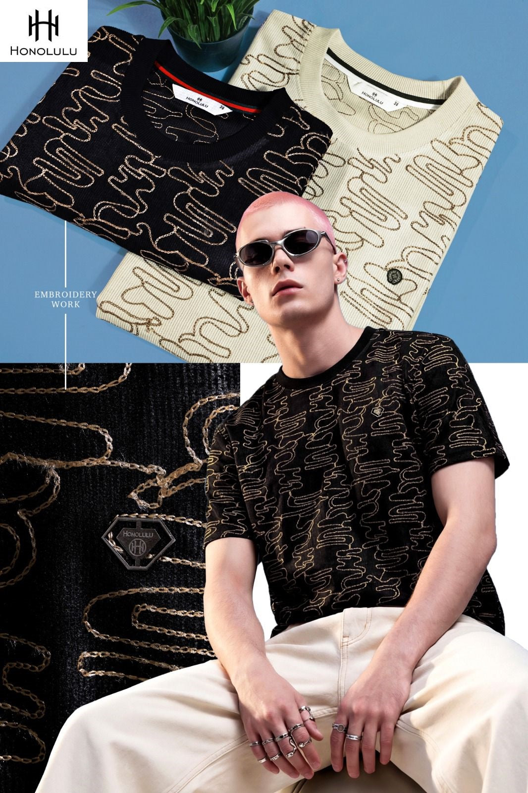 Lot No 1698 Honolulu Knit Mens Tshirts Wholesale Rate