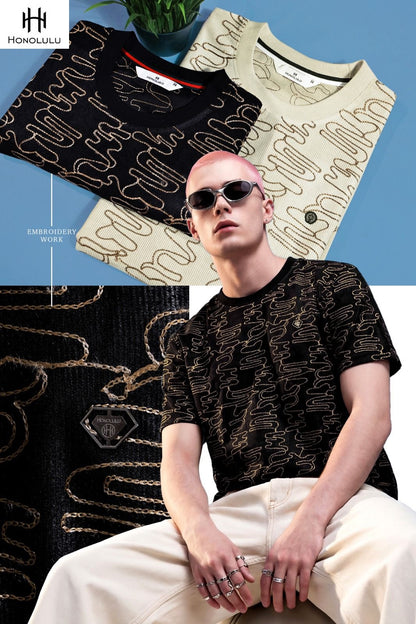 Lot No 1698 Honolulu Knit Mens Tshirts Wholesale Rate