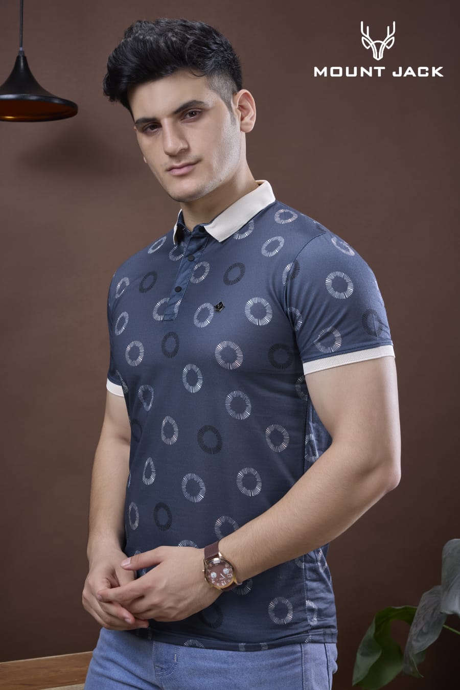 Lot No 1745-1752 Mount Jack Aop Mens Tshirts Wholesaler Gujarat