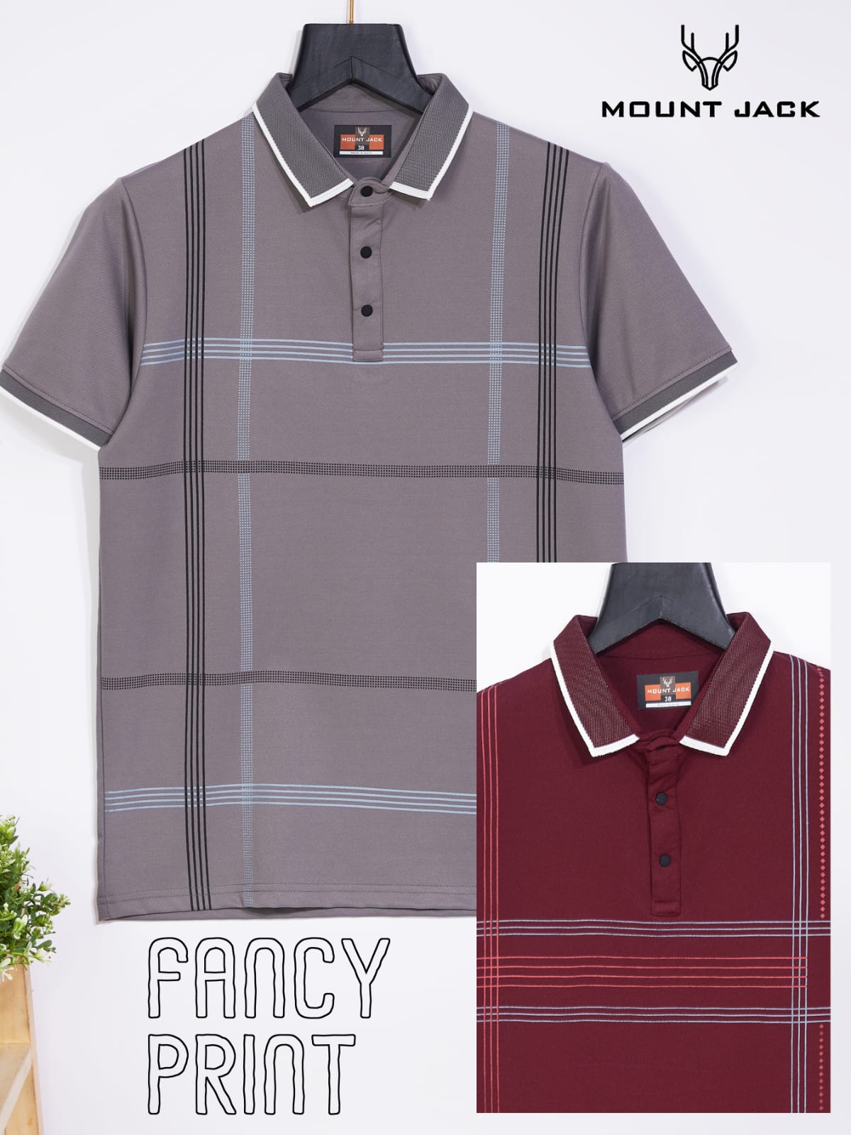 Lot No 180-187 Mount Jack Dobby Mens Tshirts Wholesaler Gujarat