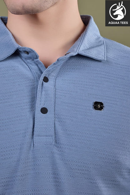 Lot No 215 Aquaa Tees Cotton Jacquard Mens Tshirts Manufacturer