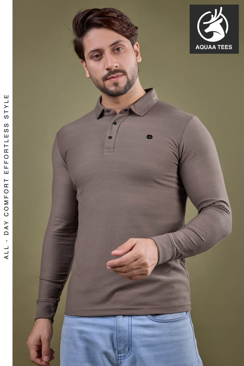 Lot No 215 Aquaa Tees Cotton Jacquard Mens Tshirts Manufacturer