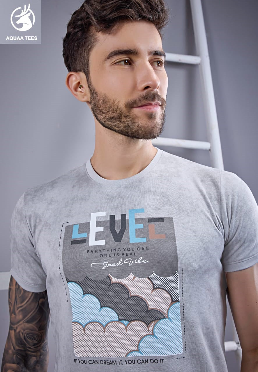 Lot No 221 Aquaa Tees Interlock Mens Tshirts Wholesaler Ahmedabad
