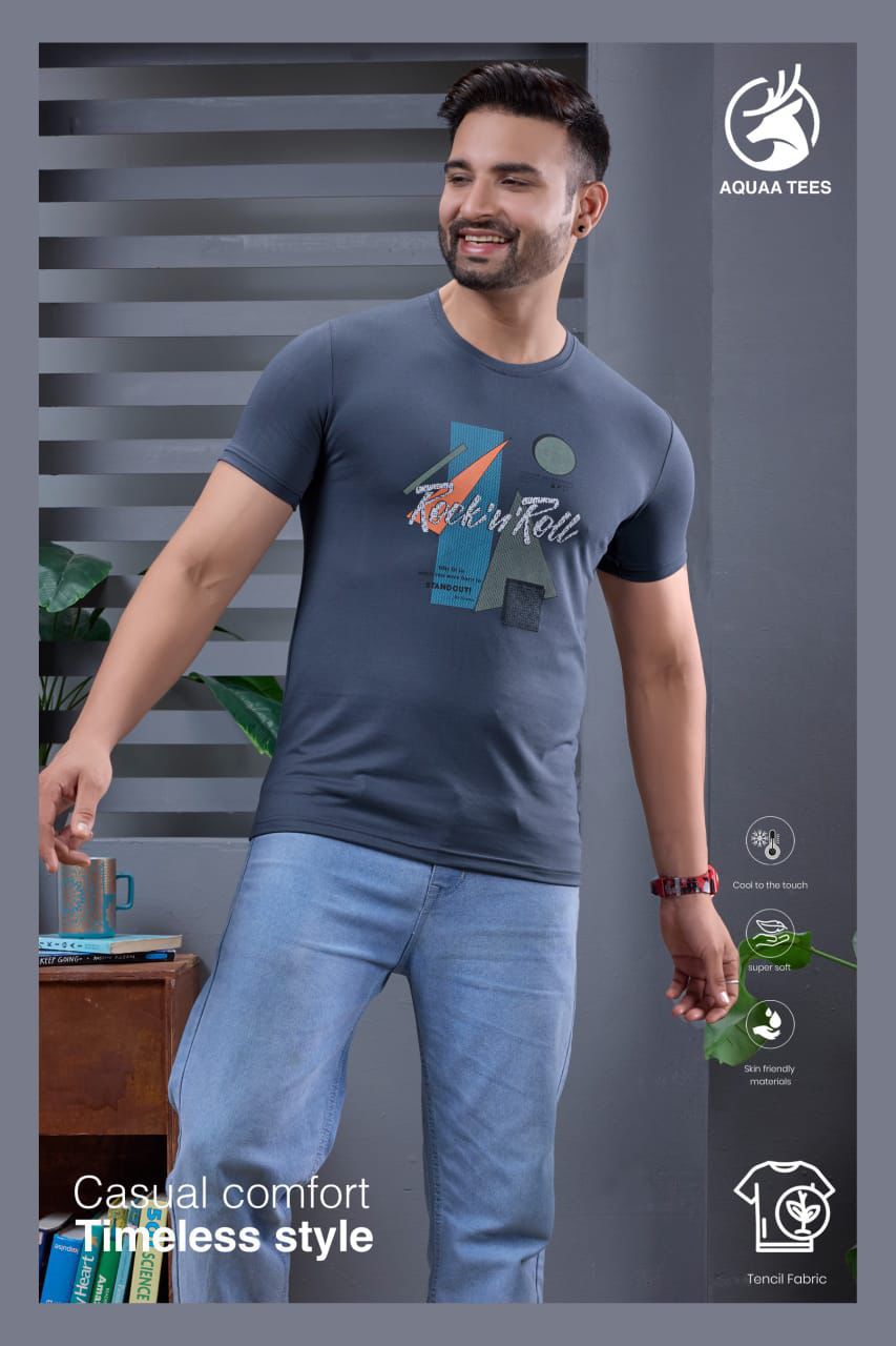 Lot No 235 Aquaa Tees Imported Mens Tshirts Wholesaler India