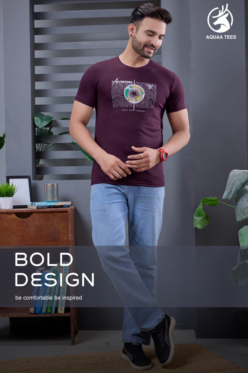 Lot No 235 Aquaa Tees Imported Mens Tshirts Wholesaler India