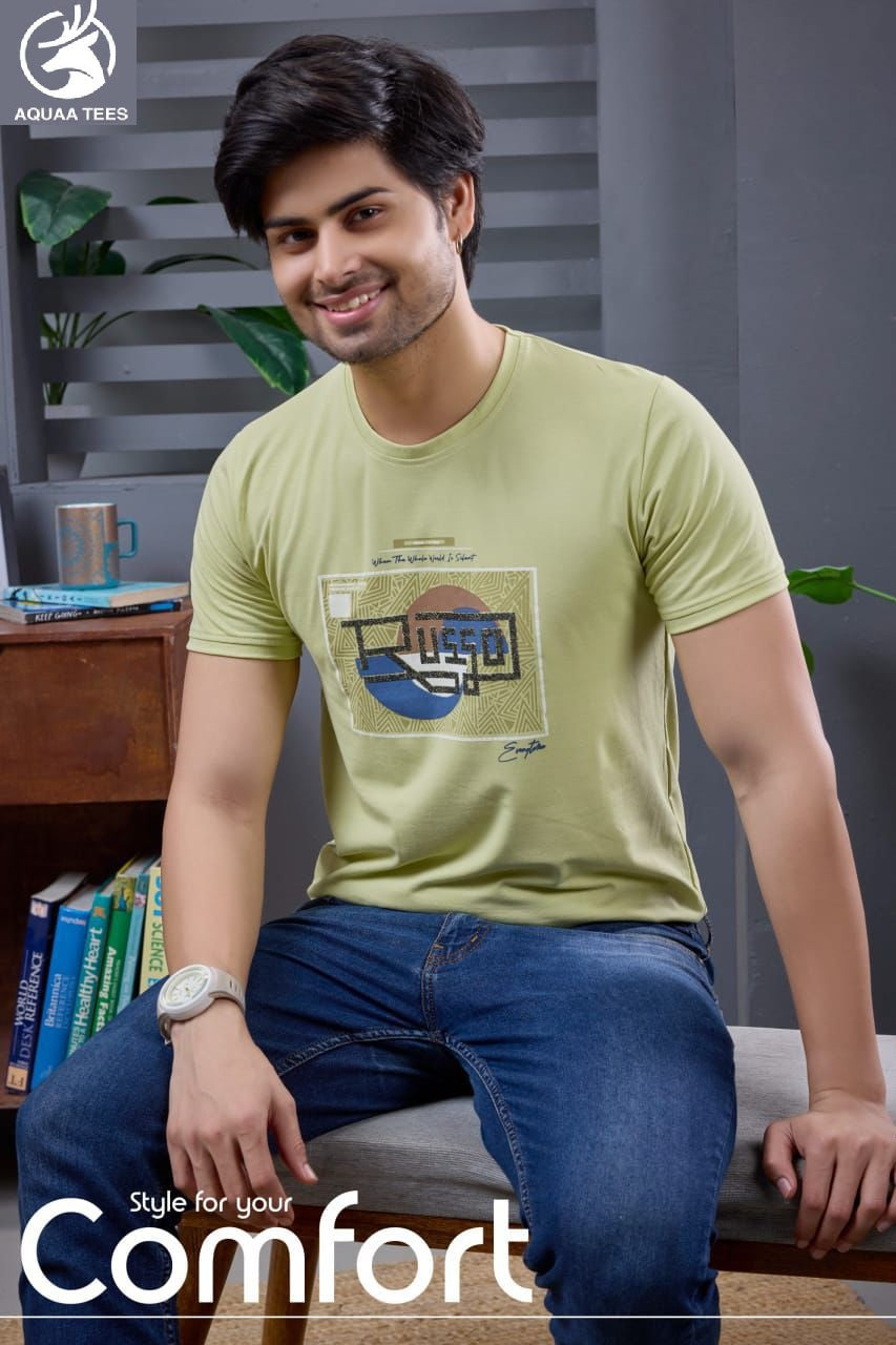 Lot No 235 Aquaa Tees Imported Mens Tshirts Wholesaler India