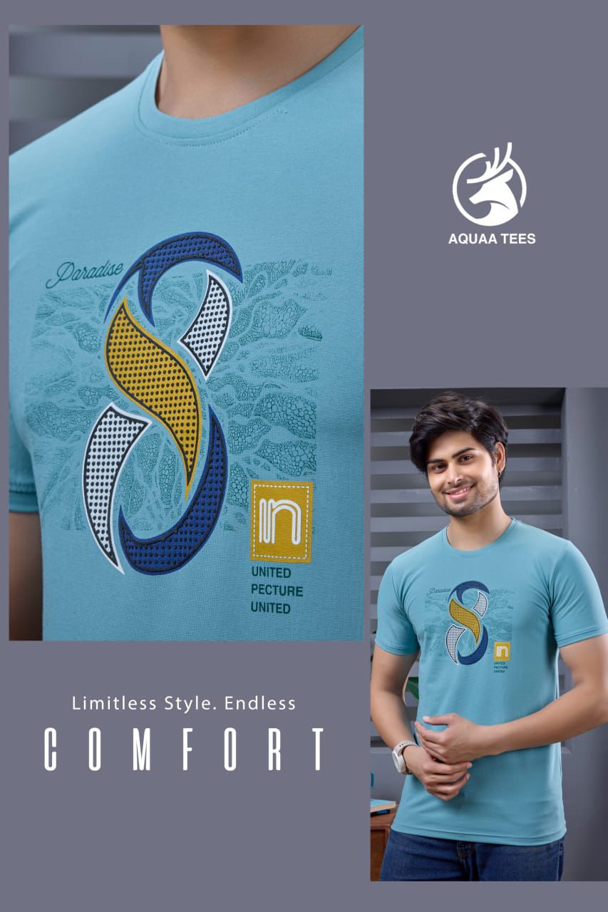 Lot No 235 Aquaa Tees Imported Mens Tshirts Wholesaler India