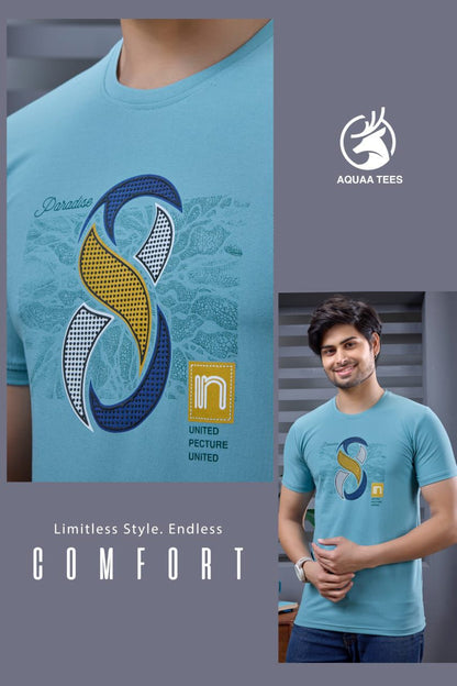 Lot No 235 Aquaa Tees Imported Mens Tshirts Wholesaler India