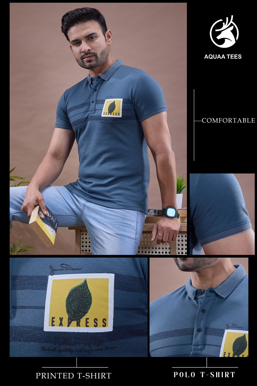 Lot No 243 Aquaa Tees Interlock Mens Tshirts Supplier Ahmedabad