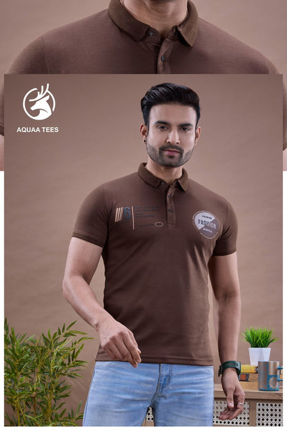Lot No 243 Aquaa Tees Interlock Mens Tshirts Supplier Ahmedabad