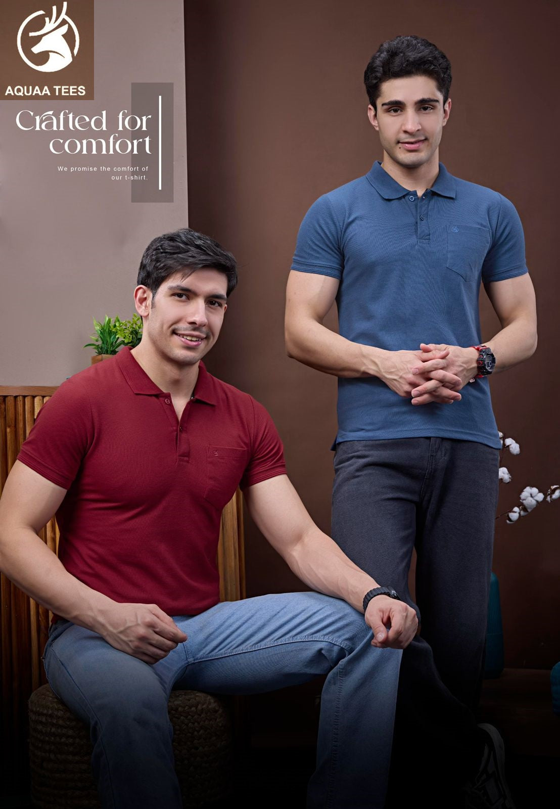 Lot No 246 Aquaa Tees Matty Mens Tshirts Supplier Gujarat