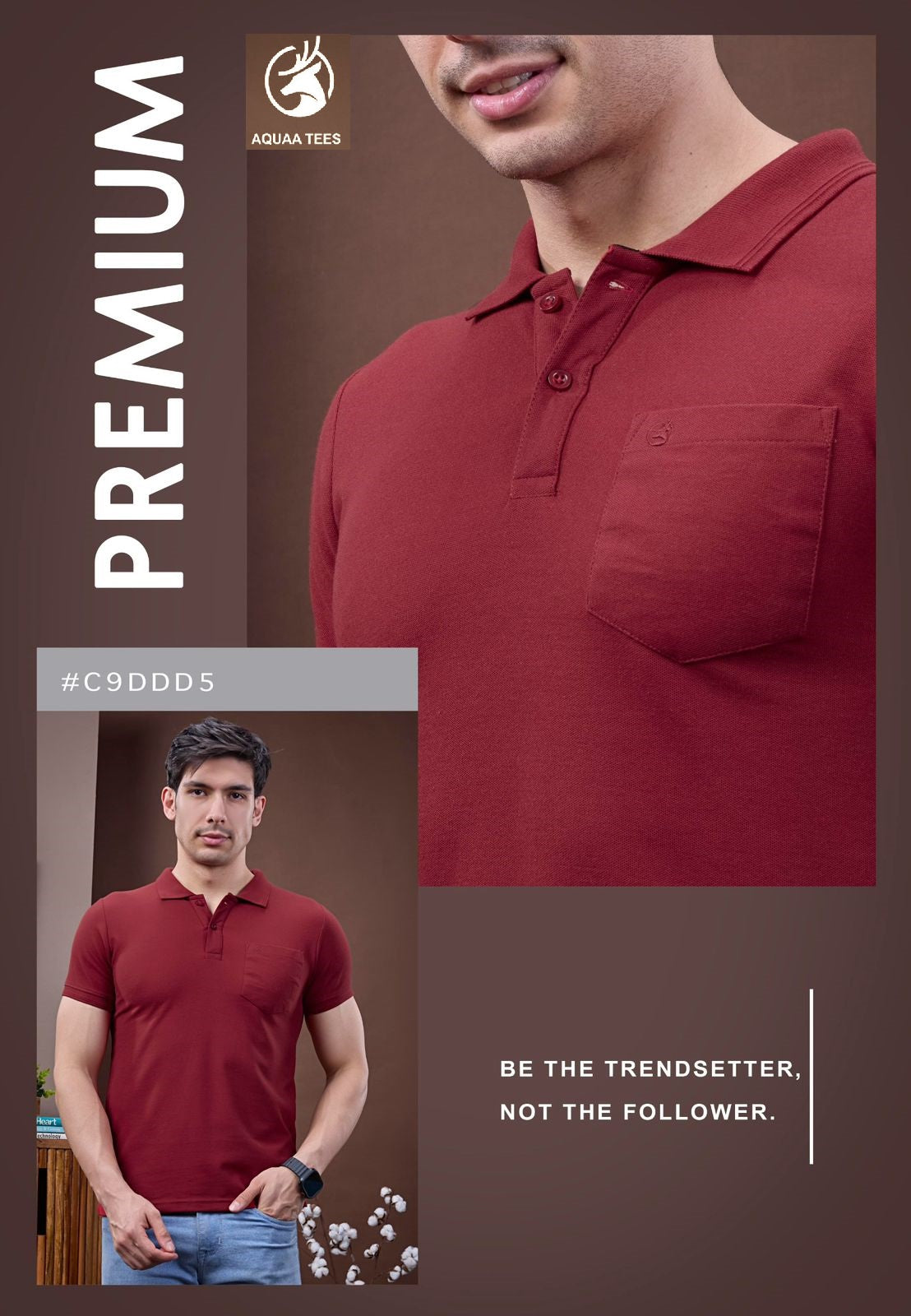 Lot No 246 Aquaa Tees Matty Mens Tshirts Supplier Gujarat