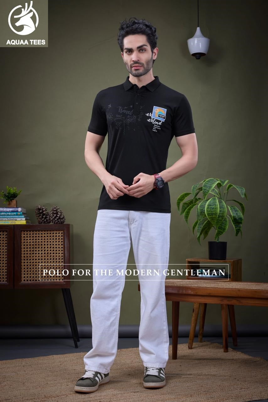 Lot No 247 Aquaa Tees Tencil Lycra Mens Tshirts Wholesaler Ahmedabad