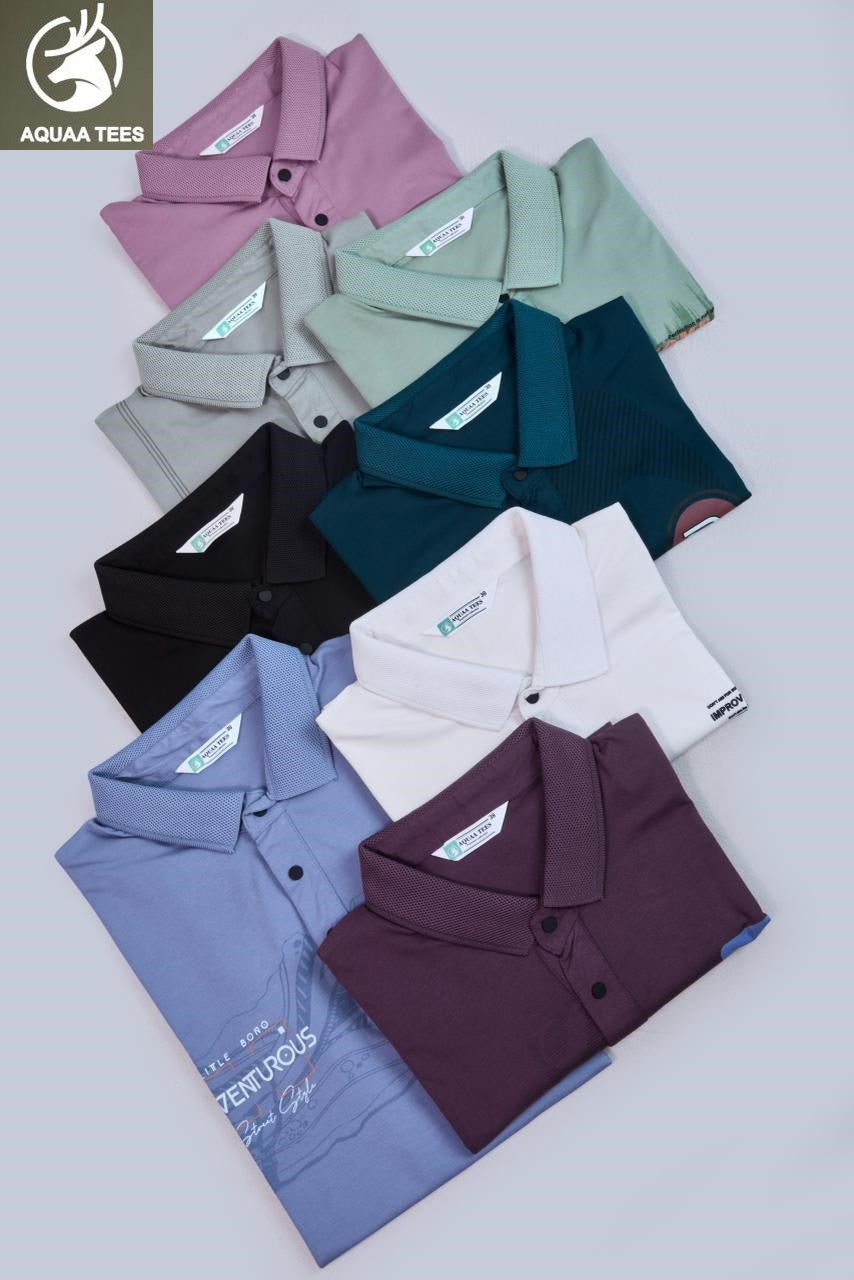 Lot No 247 Aquaa Tees Tencil Lycra Mens Tshirts Wholesaler Ahmedabad