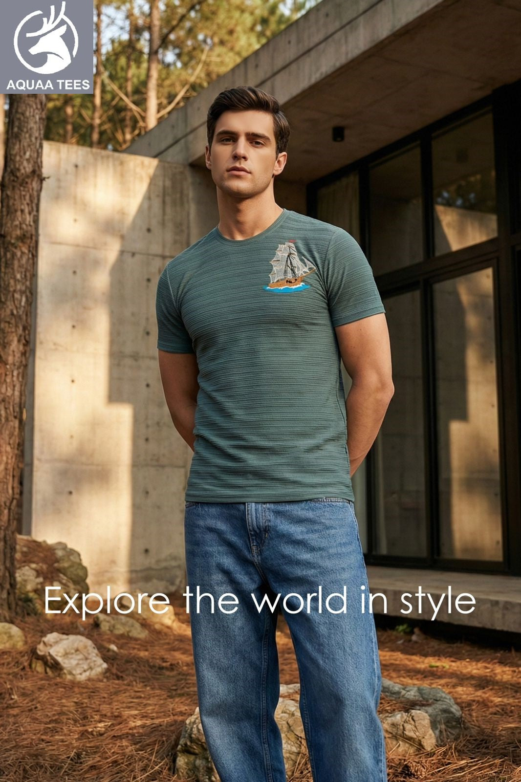 Lot No 249 Aquaa Tees Cotton Knit Mens Tshirts Manufacturer India