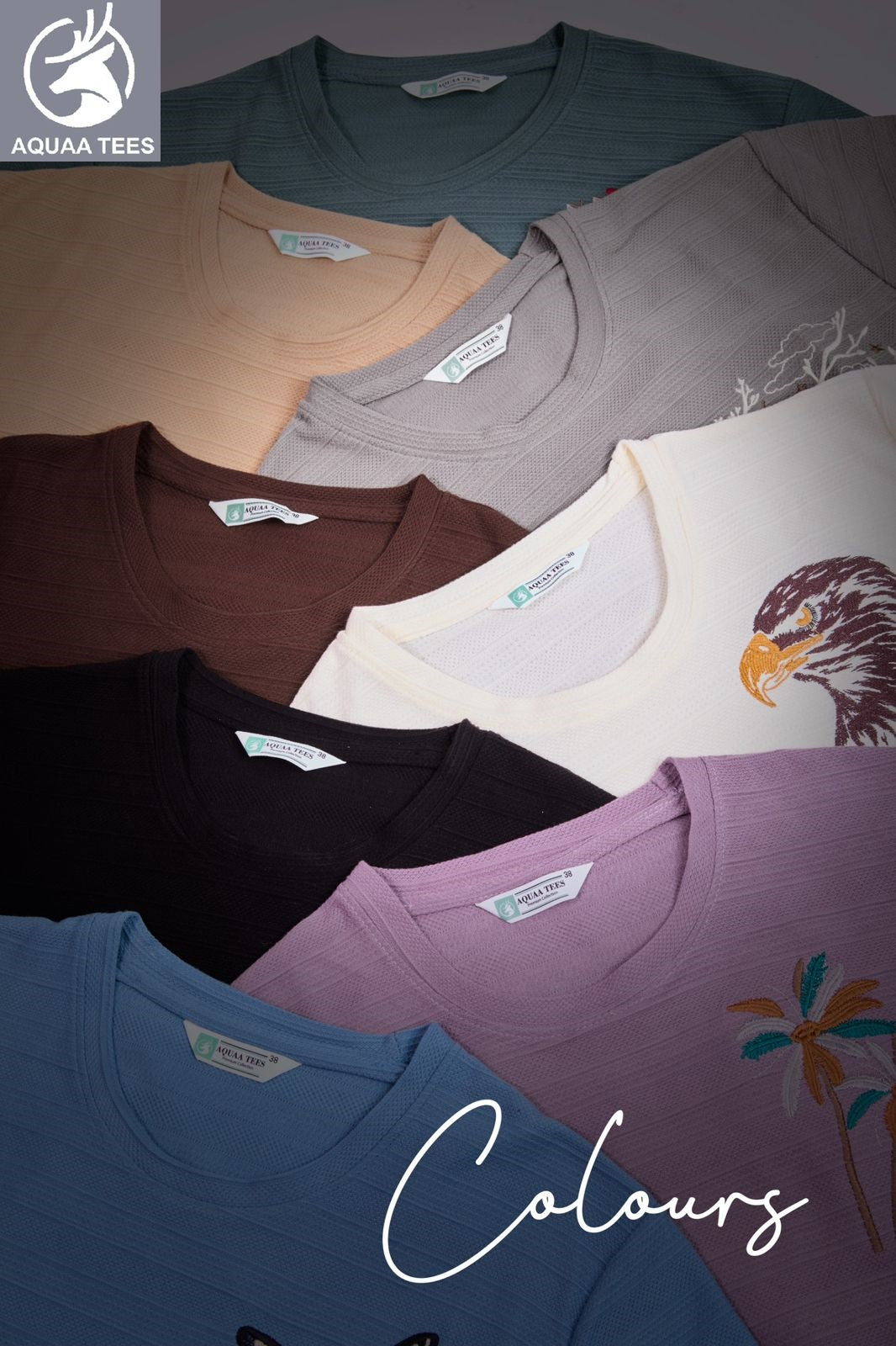 Lot No 249 Aquaa Tees Cotton Knit Mens Tshirts Manufacturer India