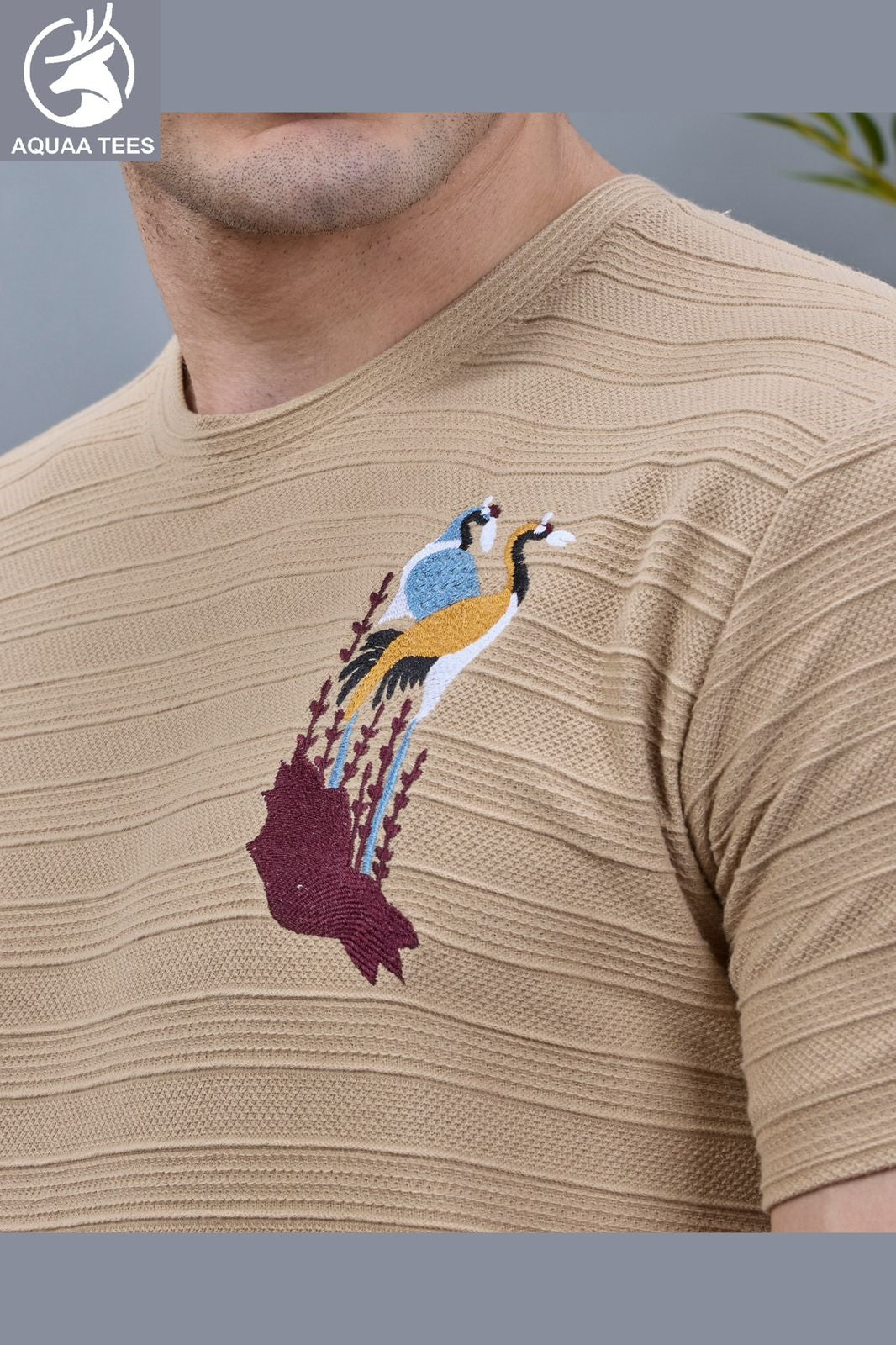 Lot No 249 Aquaa Tees Cotton Knit Mens Tshirts Manufacturer India