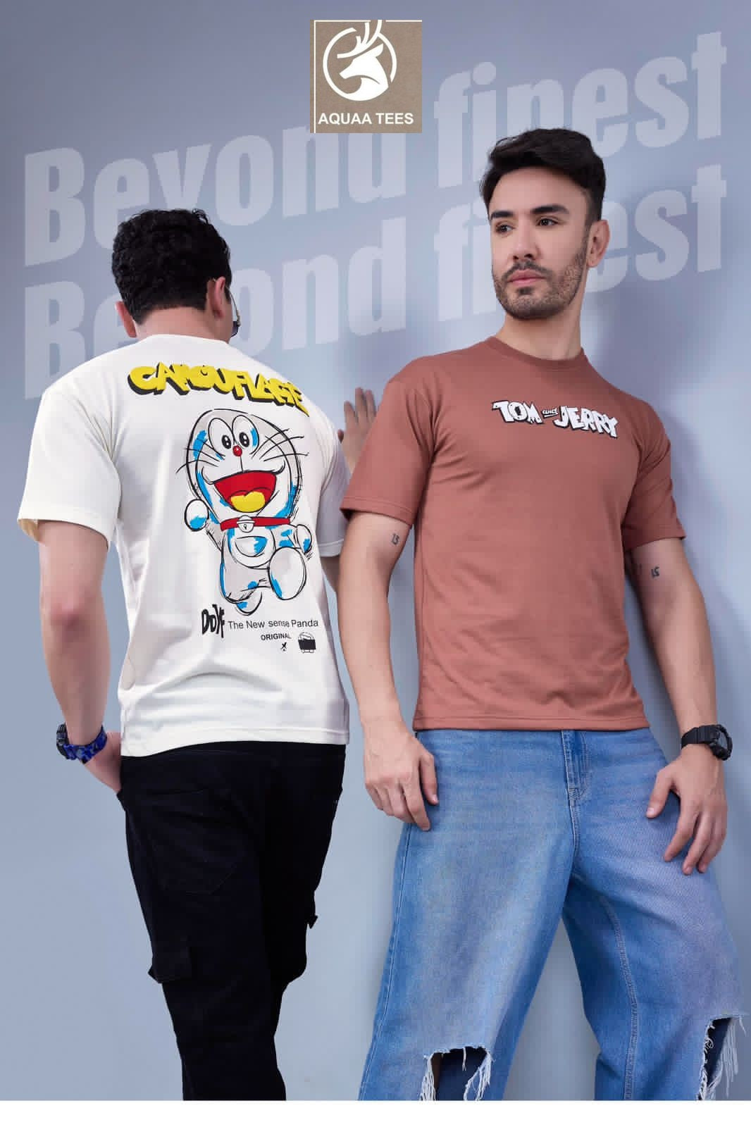 Lot No 262 Aquaa Tees Cotton Looper Mens Tshirts Wholesaler Gujarat