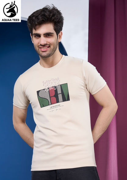Lot No 269 Aquaa Tees Canvas Interlock Mens Tshirts Exporter