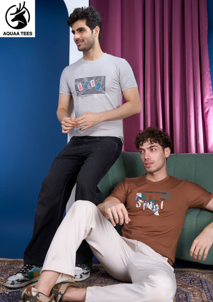 Lot No 269 Aquaa Tees Canvas Interlock Mens Tshirts Exporter