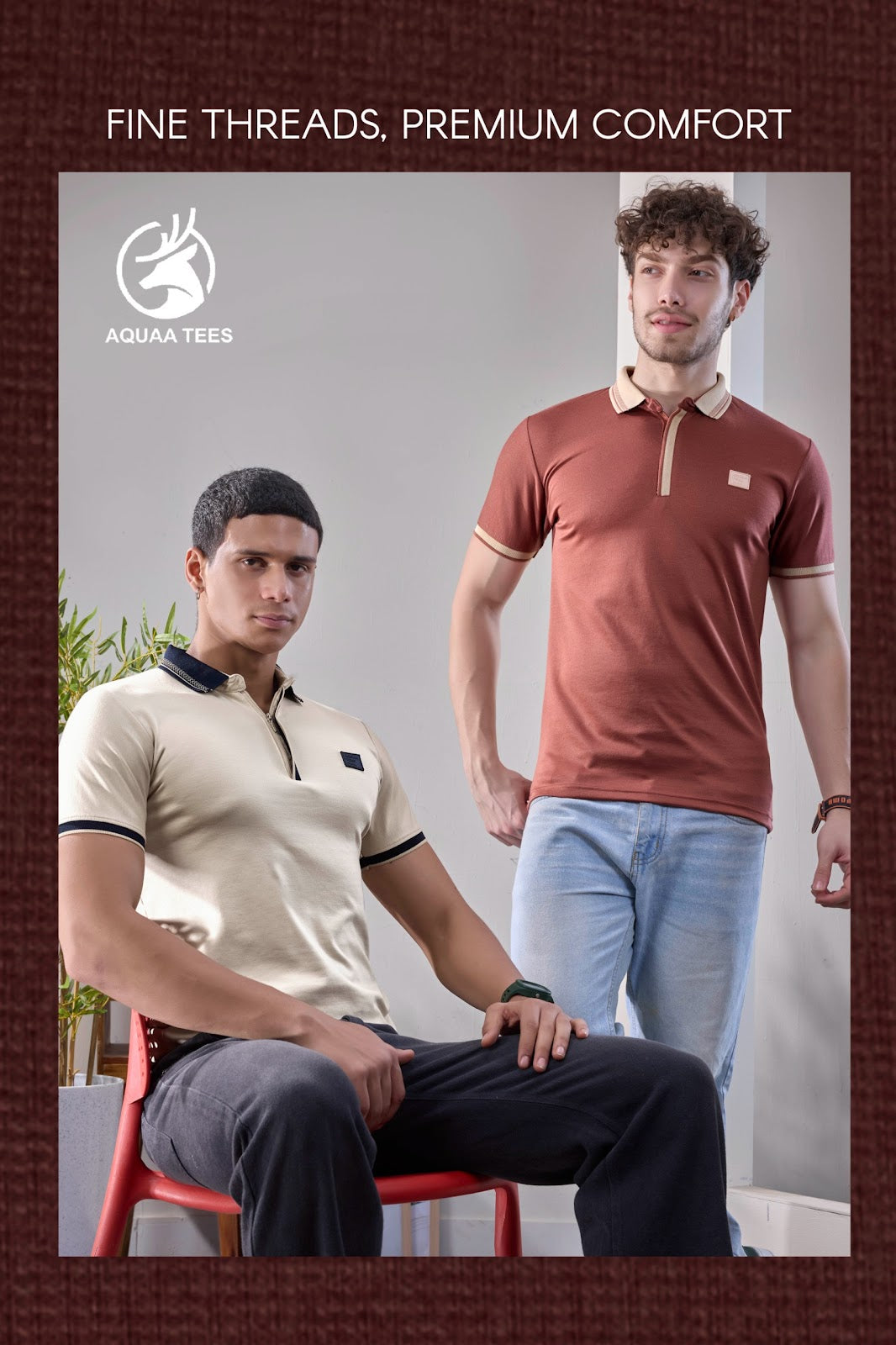 Lot No 271 Aquaa Tees Canvas Interlock Mens Tshirts Wholesale Price