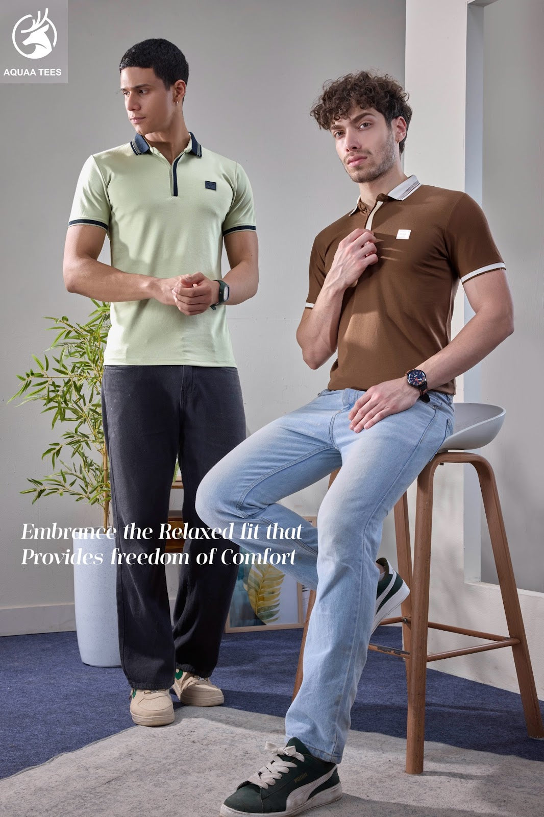 Lot No 271 Aquaa Tees Canvas Interlock Mens Tshirts Wholesale Price