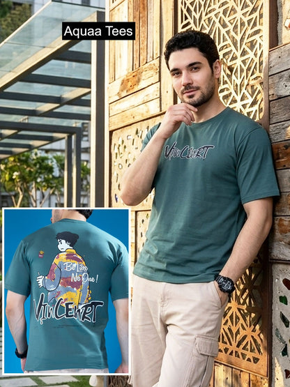 Lot No 273 Aquaa Tees Cotton Looper Mens Tshirts Wholesaler Ahmedabad