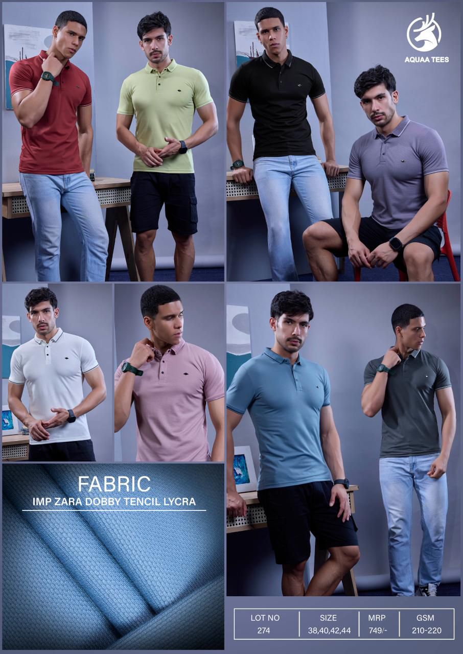 Lot No 274 Aquaa Tees Imported Mens Tshirts Supplier