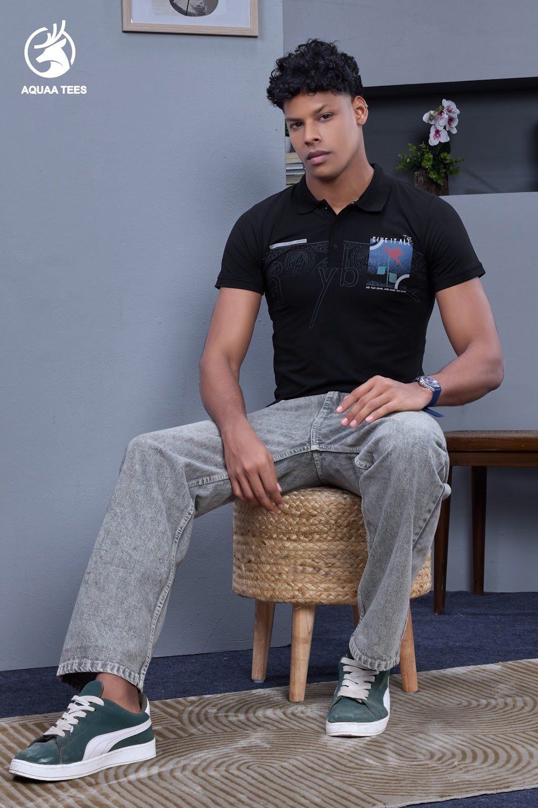 Lot No 286 Hd Print Aquaa Tees Imported Mens Tshirts Wholesale