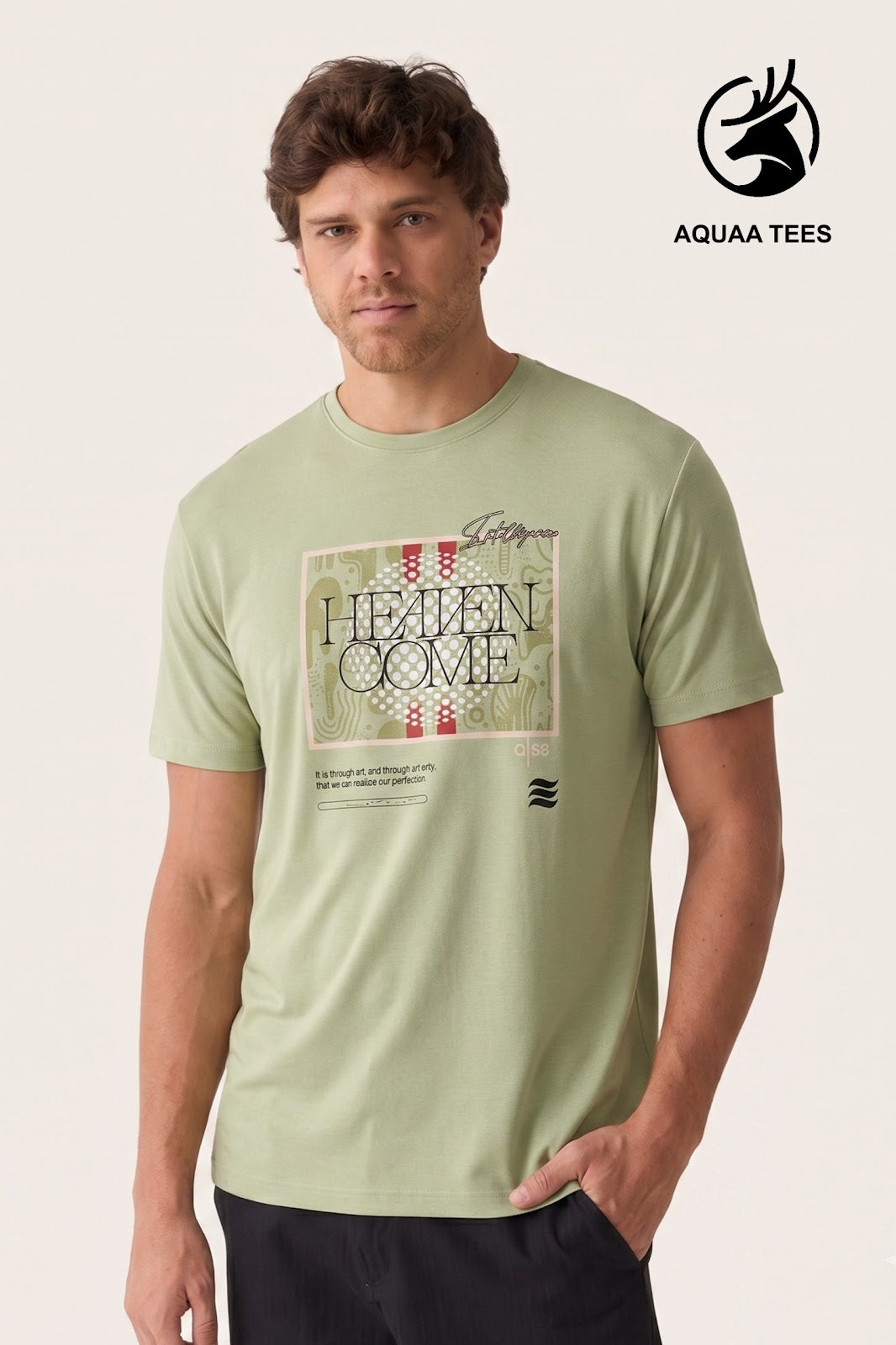 Lot No 287 Imported Aquaa Tees Tencil Lycra Mens Tshirts Wholesale Price