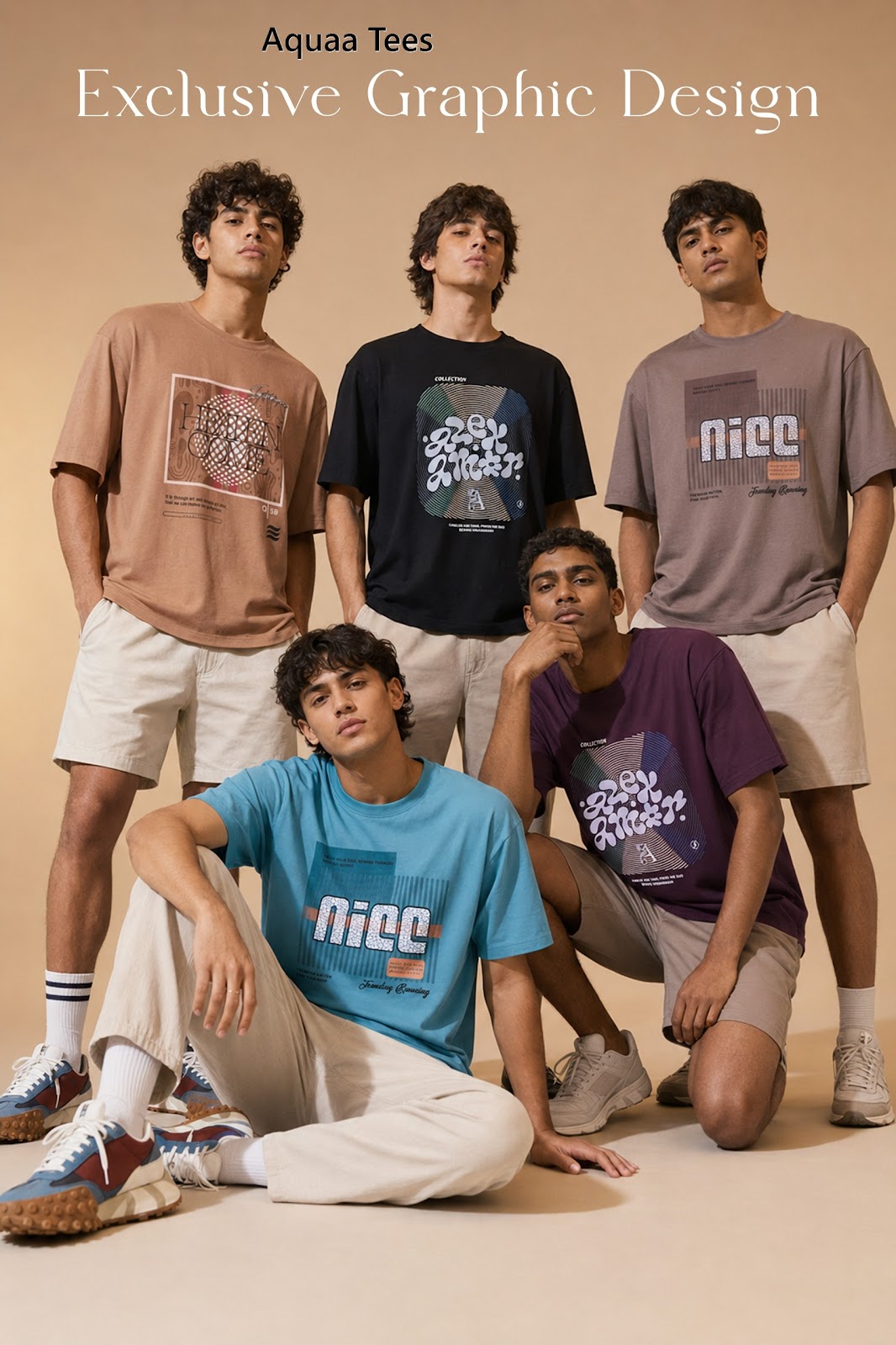 Lot No 287 Imported Aquaa Tees Tencil Lycra Mens Tshirts Wholesale Price