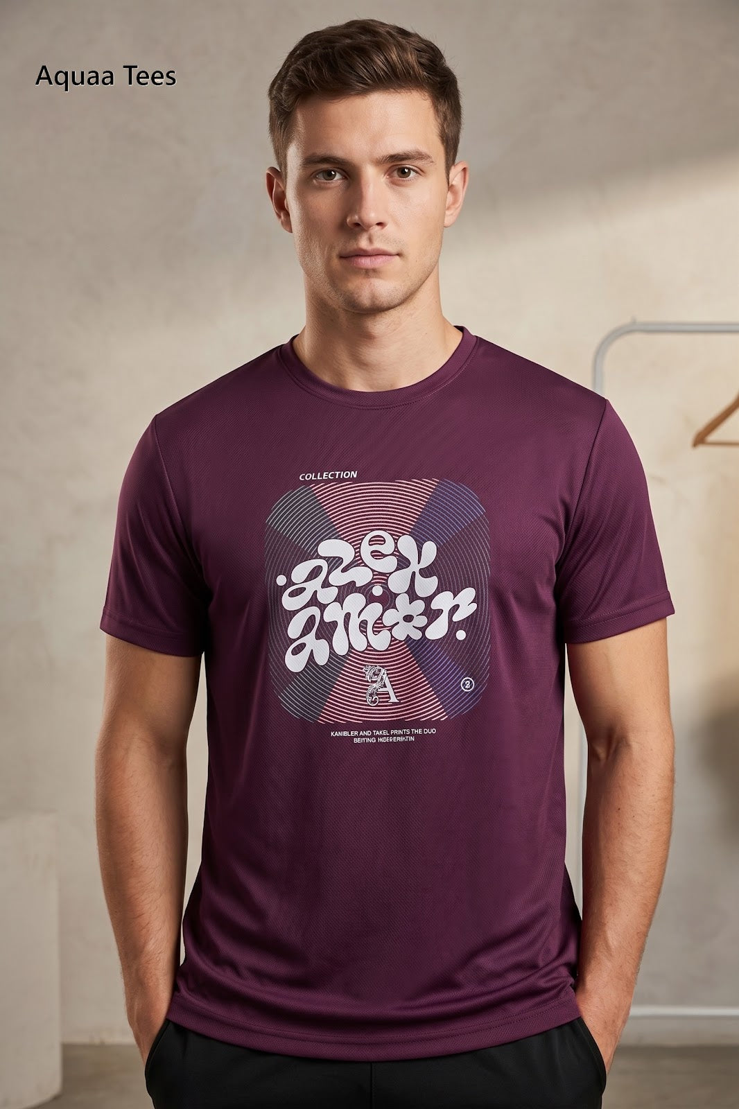 Lot No 287 Imported Aquaa Tees Tencil Lycra Mens Tshirts Wholesale Price