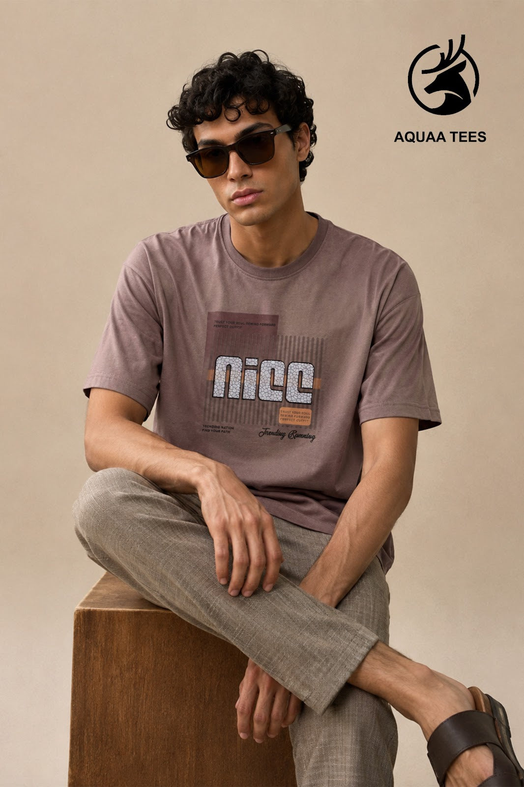 Lot No 287 Imported Aquaa Tees Tencil Lycra Mens Tshirts Wholesale Price