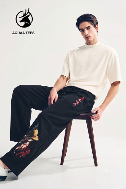 Lot No 296 Korean Baggy Aquaa Tees Imported Mens Track Pants Supplier Ahmedabad