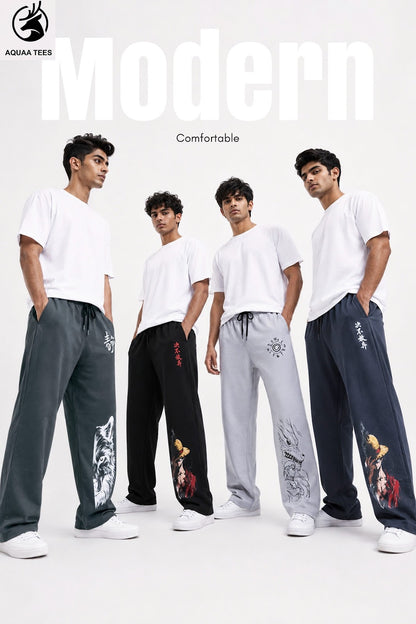 Lot No 296 Korean Baggy Aquaa Tees Imported Mens Track Pants Supplier Ahmedabad