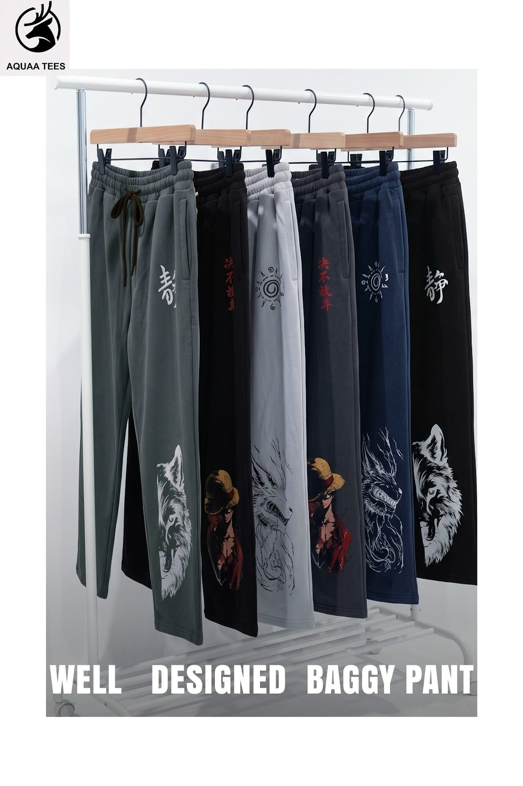 Lot No 296 Korean Baggy Aquaa Tees Imported Mens Track Pants Supplier Ahmedabad