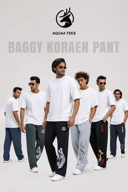 Lot No 296 Korean Baggy Aquaa Tees Imported Mens Track Pants Supplier Ahmedabad