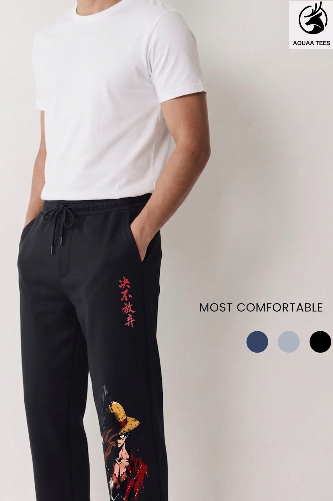Lot No 296 Korean Baggy Aquaa Tees Imported Mens Track Pants Supplier Ahmedabad