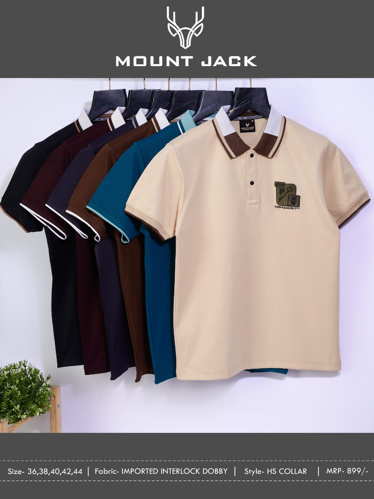 Lot No 3202-3207 Plain Mount Jack Imported Mens Tshirts Supplier Gujarat