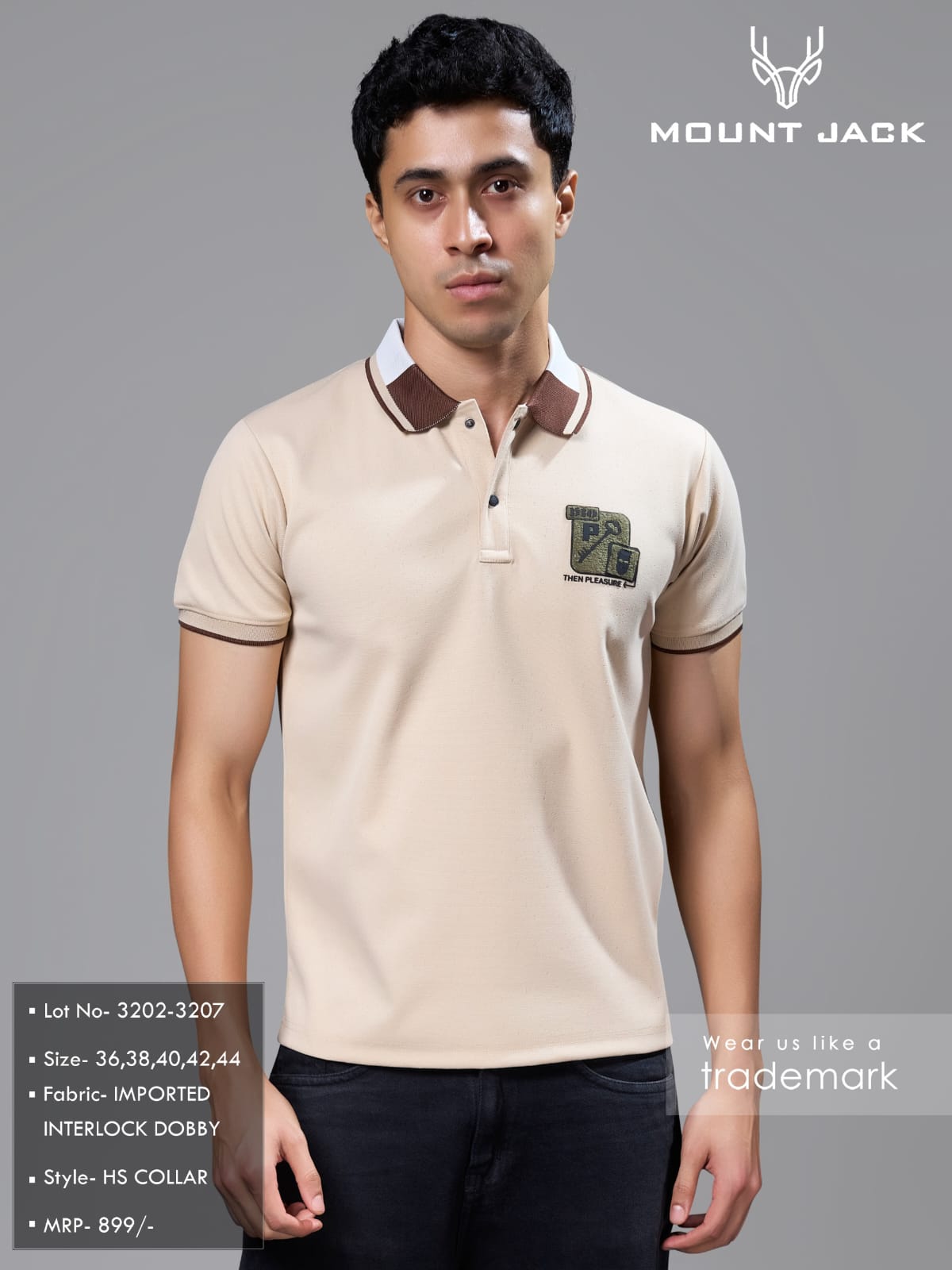 Lot No 3202-3207 Plain Mount Jack Imported Mens Tshirts Supplier Gujarat