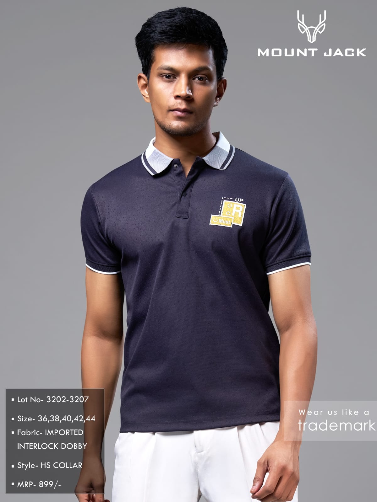 Lot No 3202-3207 Plain Mount Jack Imported Mens Tshirts Supplier Gujarat
