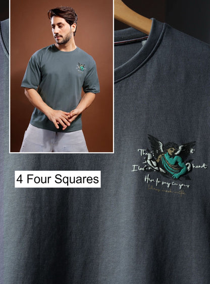 Lot No 352 4 Four Squares Lycra Mens Tshirts Exporter