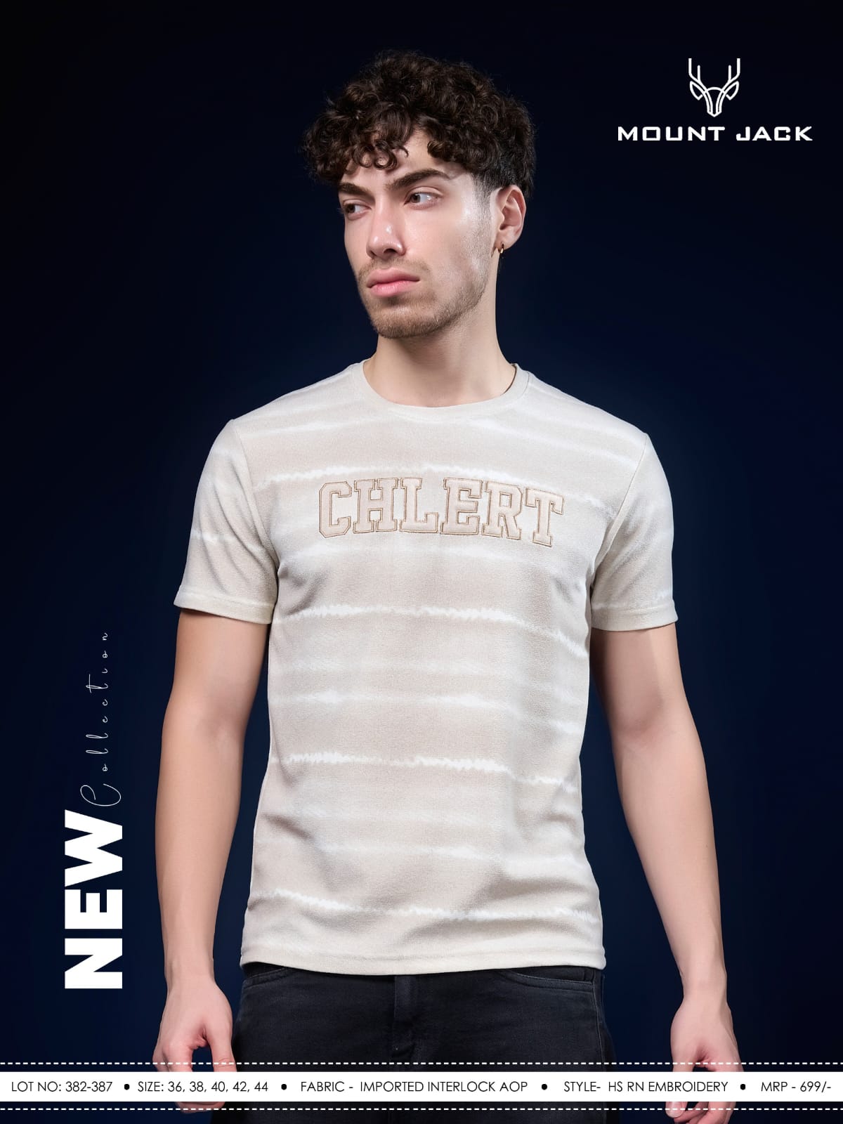 Lot No 382-387 Mount Jack Imported Mens Tshirts Wholesaler Ahmedabad