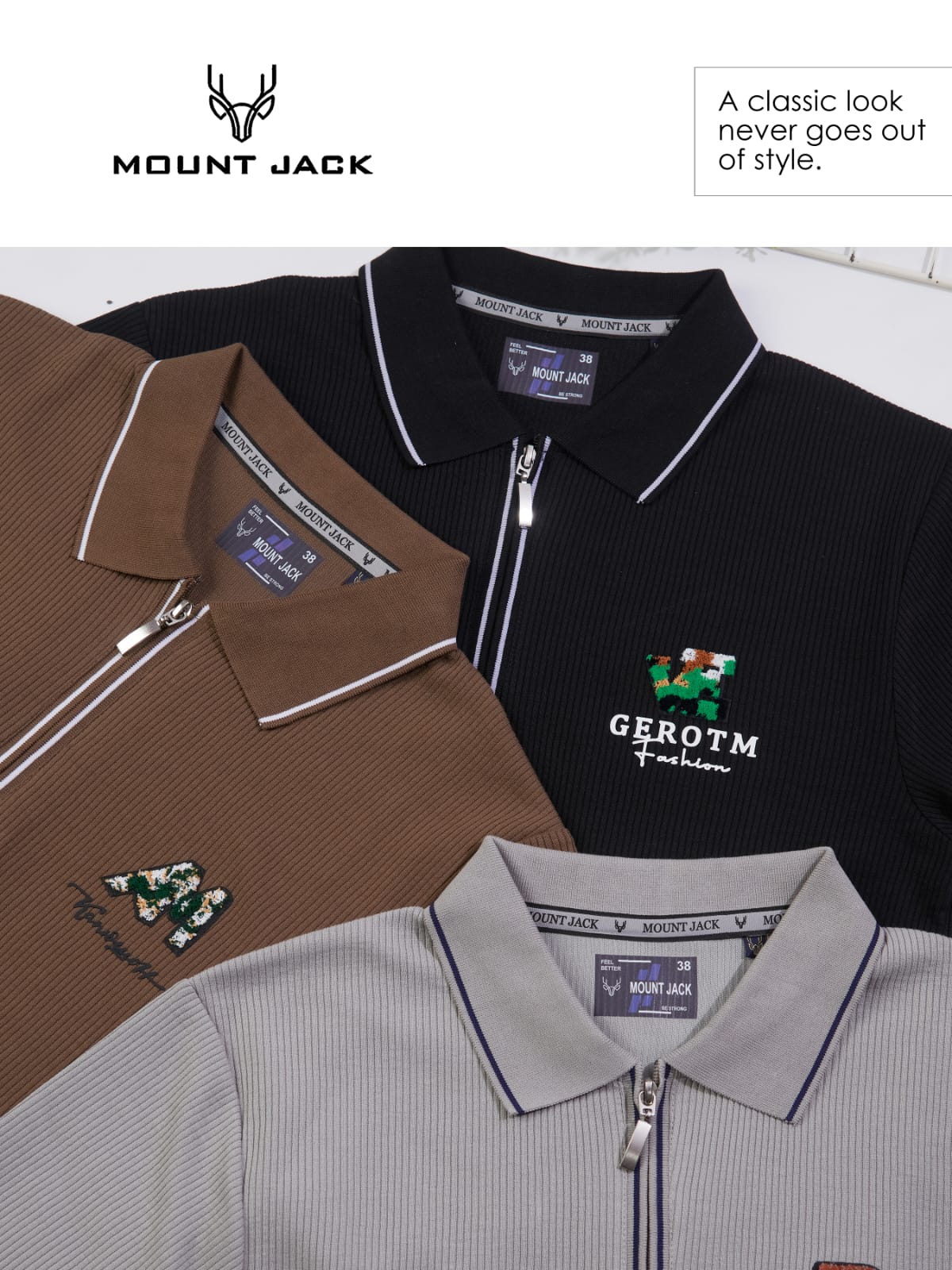 Lot No 462-469 Mount Jack Interlock Mens Tshirts Wholesale