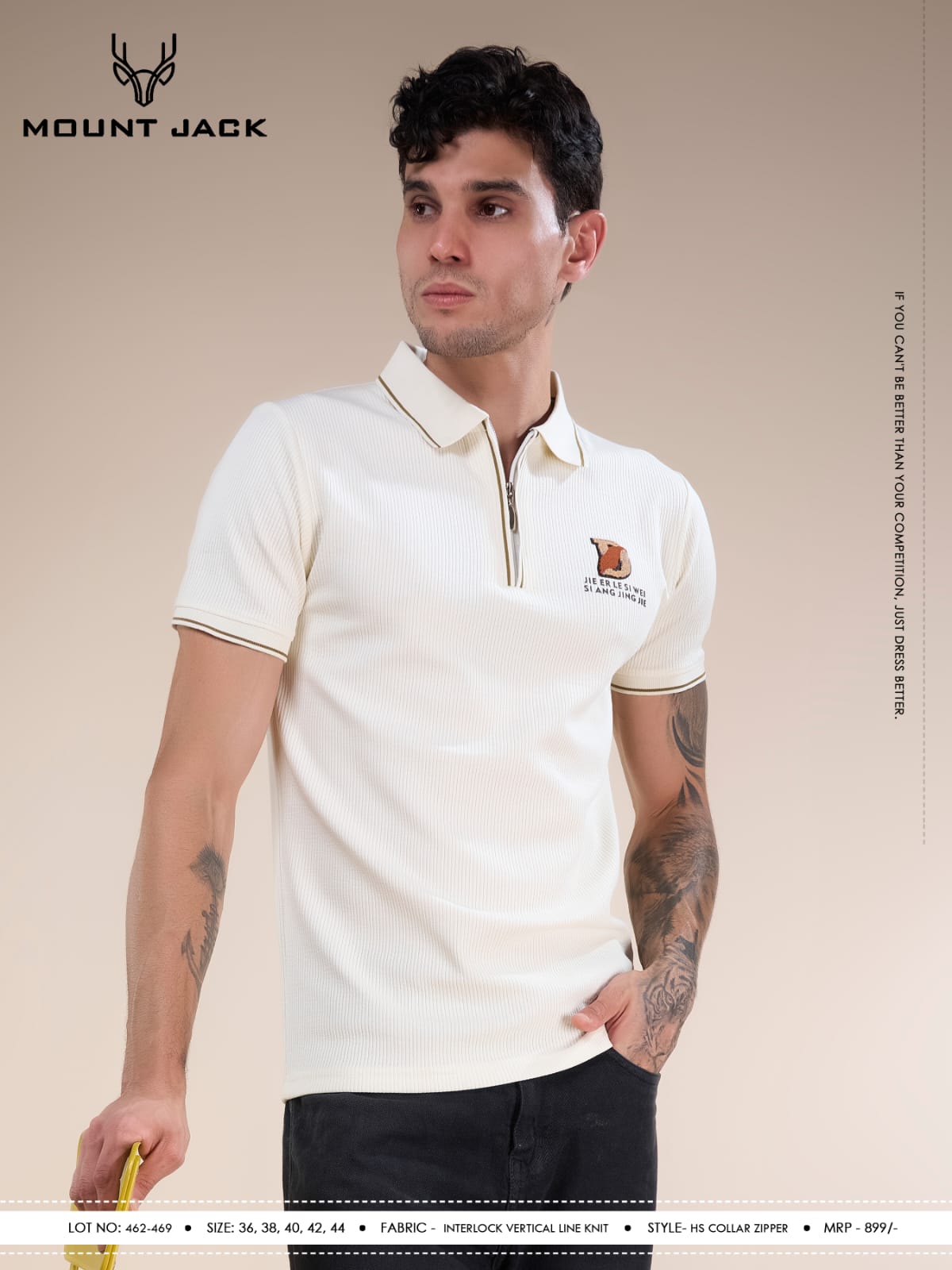 Lot No 462-469 Mount Jack Interlock Mens Tshirts Wholesale