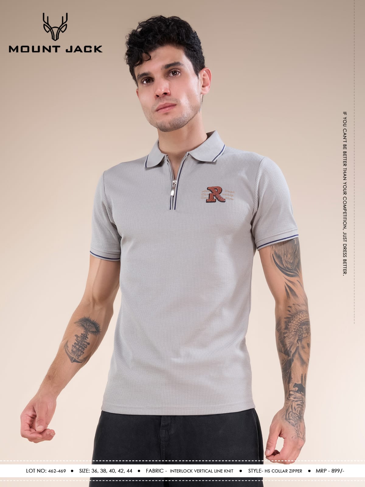 Lot No 462-469 Mount Jack Interlock Mens Tshirts Wholesale
