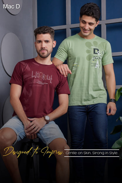 Lot No 5742  Mac D Cotton Mens Tshirts Supplier India