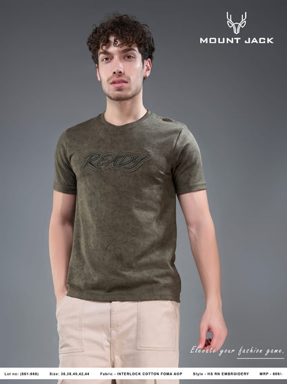 Lot No 661-668 Foma Aop Mount Jack Imported Mens Tshirts Wholesaler Gujarat