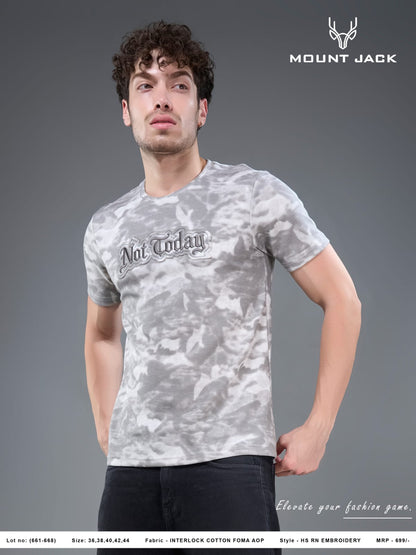 Lot No 661-668 Foma Aop Mount Jack Imported Mens Tshirts Wholesaler Gujarat