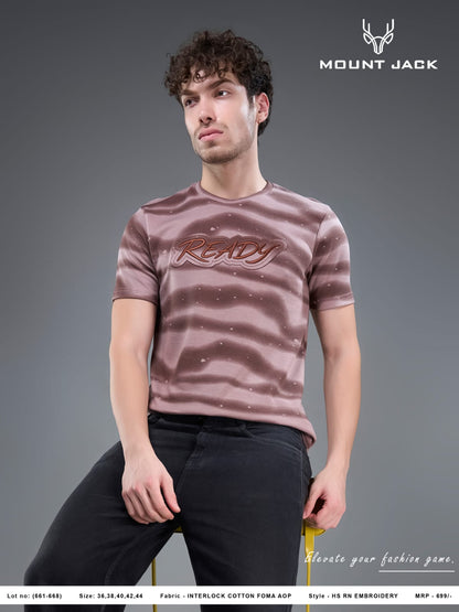 Lot No 661-668 Foma Aop Mount Jack Imported Mens Tshirts Wholesaler Gujarat